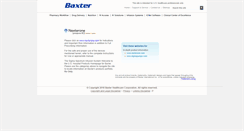 Desktop Screenshot of baxtermedicationdeliveryproducts.com